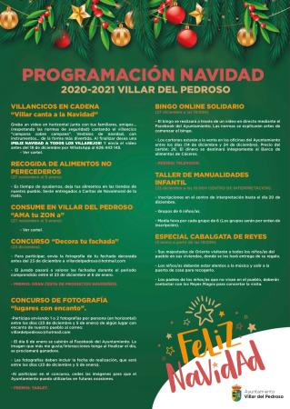 Imagen PROGRAMACIÓN NAVIDAD 2020-2021